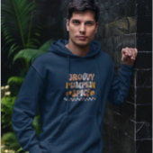 Herfst Herfst-Groovy Pumpkin Spice Design Hoodie