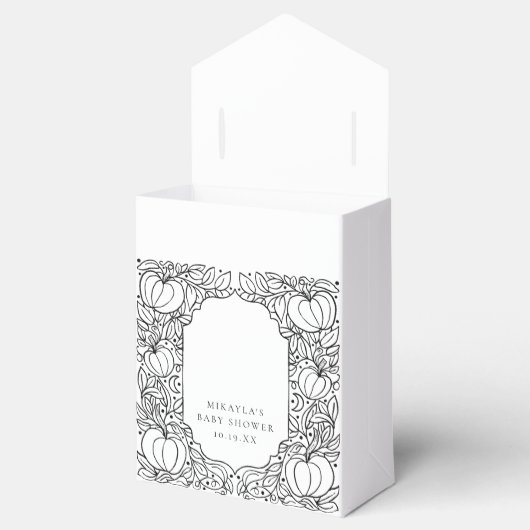 Herfst Herfst Halloween Baby shower dank u Bedankdoosjes (Geopend)