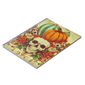 Herfst/Herfst/Halloween/pompoen/skelet Notitieboek (Linkerzijde)