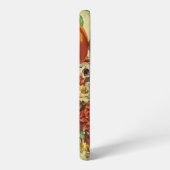 Herfst/Herfst/Halloween/pompoen/skelet Samsung Galaxy Hoesje (Linkerkant)