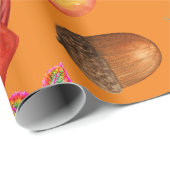 Herfst Herfst Halloween Pompoen Spice Rust Sinaasa Cadeaupapier (Rol Hoek)