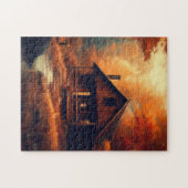Herfst/Herfst/Halloween/rustiek schilderen Legpuzzel (Horizontaal)