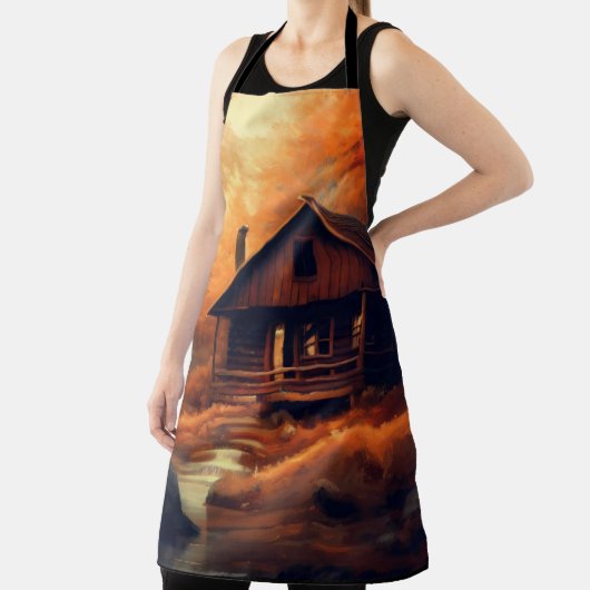 Herfst/Herfst/Halloween/rustiek schilderen Schort (Insitu)