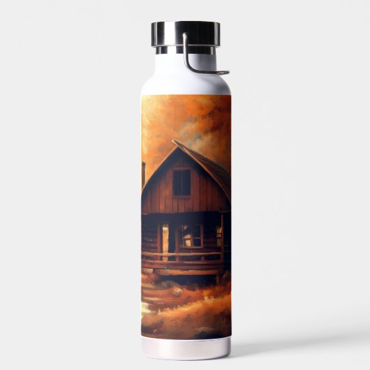 Herfst/Herfst/Halloween/rustiek schilderen Waterfles (Links)