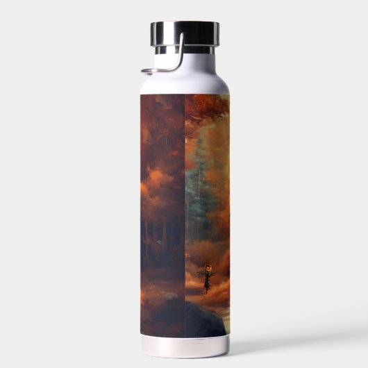 Herfst/Herfst/Halloween/rustiek schilderen Waterfles (Rechts)