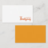 Herfst herfst Happy Thanksgiving Greeting Plaatskaartje (Voorkant / Achterkant)