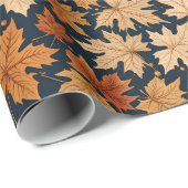 Herfst & Herfst Harvest Leaves Cadeaupapier (Rol Hoek)