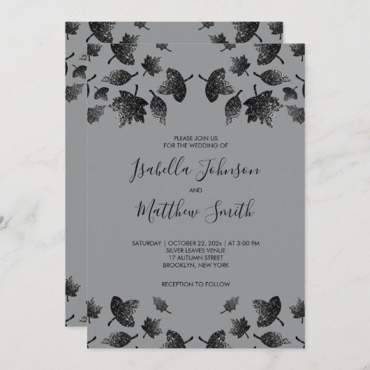 Herfst herfst herfst  kaart (Voorkant / Achterkant)