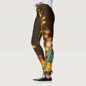 Herfst herfst herfst leest  zwart of bruin leggings (Links)