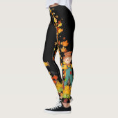 Herfst herfst herfst leest  zwart of bruin leggings (Links)