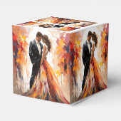 Herfst Herfst Herfst Trouwpaar Artistieke gunst Bo Bedankdoosjes (Achterkant)