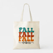 Herfst Herfst Herfst Vibes Kalligrafie Script Tote Bag (Achterkant)