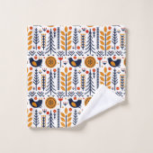 herfst herfst herfstkunstpatroon bad handdoek (Wasdoekje)