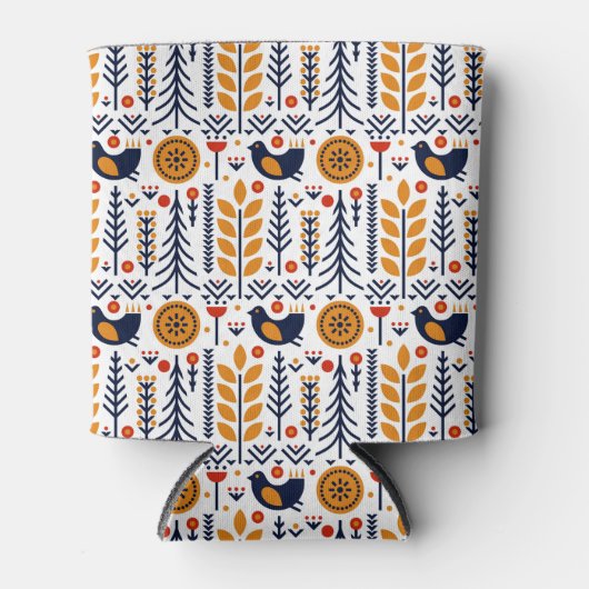 herfst herfst herfstkunstpatroon blikjeskoeler (Voorkant)