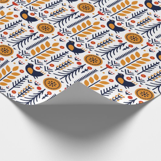 herfst herfst herfstkunstpatroon cadeaupapier (Hoek)