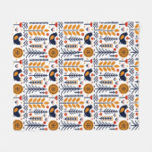 herfst herfst herfstkunstpatroon fleece deken (Voorkant (Horizontaal))