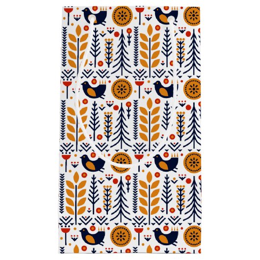 herfst herfst herfstkunstpatroon klein cadeauzakje (Voorkant)