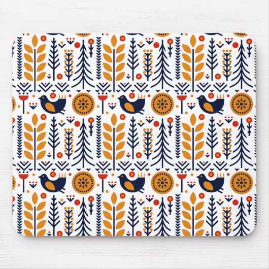 herfst herfst herfstkunstpatroon muismat (Voorkant)