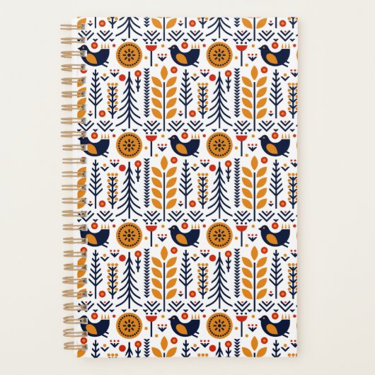 herfst herfst herfstkunstpatroon planner (Voorkant)