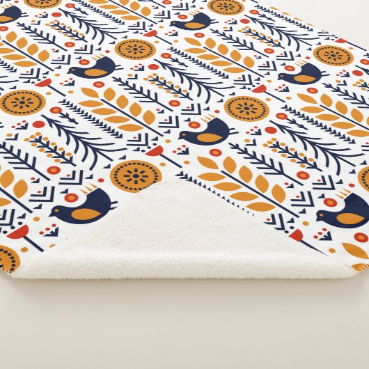 herfst herfst herfstkunstpatroon sherpa deken (3/4)