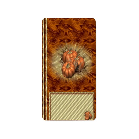 Herfst Herfst Hershey Miniatuur Snoep Wrapper Etiket (Voorkant)