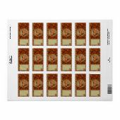 Herfst Herfst Hershey Miniatuur Snoep Wrapper Etiket (Full Sheet)