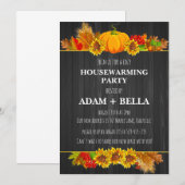 Herfst herfst housewarming uitnodigingen (Voorkant / Achterkant)