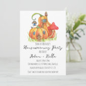 Herfst herfst housewarming uitnodigingen (Staand voorkant)