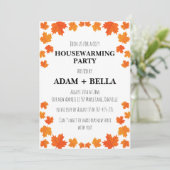 Herfst herfst housewarming uitnodigingen (Staand voorkant)