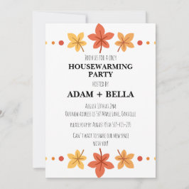 Herfst herfst housewarming uitnodigingen