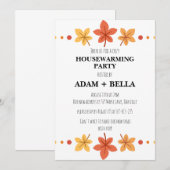 Herfst herfst housewarming uitnodigingen (Voorkant / Achterkant)