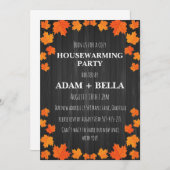 Herfst herfst housewarming uitnodigingen (Voorkant / Achterkant)