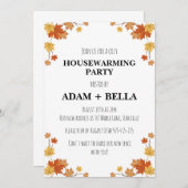 Herfst herfst housewarming uitnodigingen (Voorkant / Achterkant)