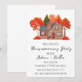 Herfst herfst housewarming uitnodigingen (Voorkant / Achterkant)