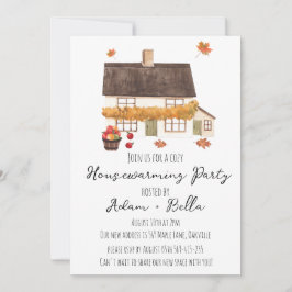 Herfst herfst housewarming uitnodigingen