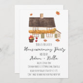 Herfst herfst housewarming uitnodigingen (Voorkant / Achterkant)