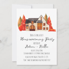 Herfst herfst housewarming uitnodigingen