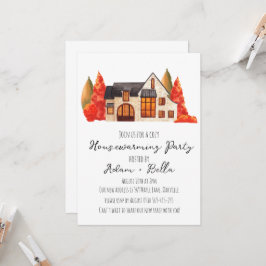 Herfst herfst housewarming uitnodigingen