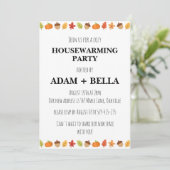 Herfst herfst housewarming uitnodigingen (Staand voorkant)