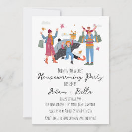 Herfst herfst housewarming uitnodigingen