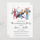 Herfst herfst housewarming uitnodigingen (Voorkant / Achterkant)