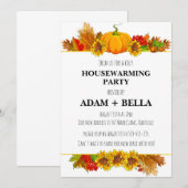 Herfst herfst housewarming uitnodigingen (Voorkant / Achterkant)