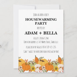 Herfst herfst housewarming uitnodigingen