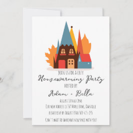 Herfst herfst housewarming uitnodigingen