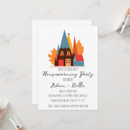 Herfst herfst housewarming uitnodigingen