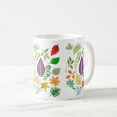 Herfst Herfst Keramische Mok | Rustic Leaves Coffe (Voorkant rechts)