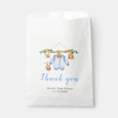 Herfst Herfst Kleding Line Boy Baby shower Bedankzakje (Voorkant)