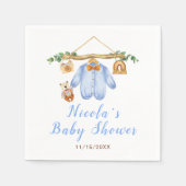 Herfst Herfst Kleding Line Boy Baby shower Servet (Voorkant)