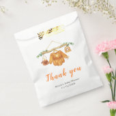 Herfst Herfst Kleding Line Meisje Baby shower Bedankzakje (Gezegeld)