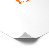 Herfst Herfst Kleding Line Meisje Baby shower Welk Poster (Hoek)